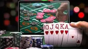 Antarmuka aplikasi mobile belegendwin dengan menu Game Demo dan daftar permainan blackjack, roulette, dan slot